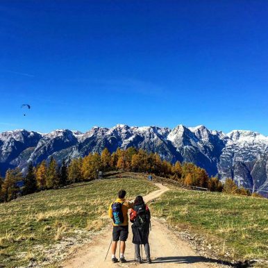 Austria mountains couple