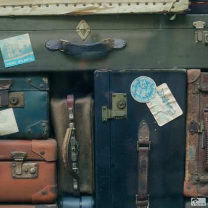 Old style suitcases