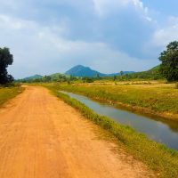 The road Phnom Chngok temple