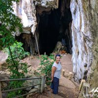 The entrance to the cavern