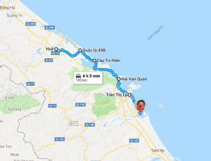 Our itinerary from Hue to Hoi An