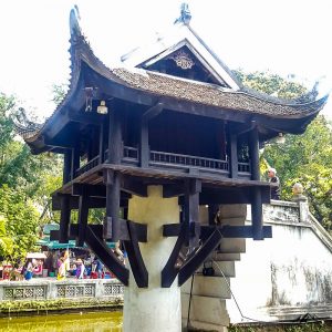 One pilar pagoda