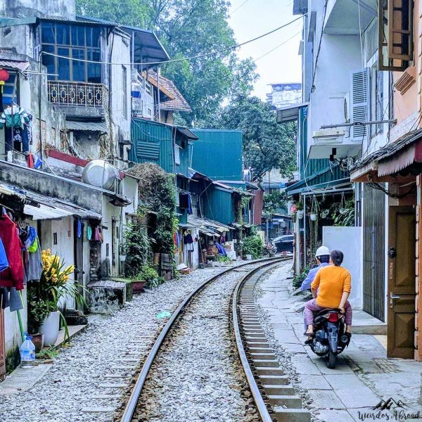 The Hanoi Train Street, a Mustsee in Vietnam Weirdos Abroad