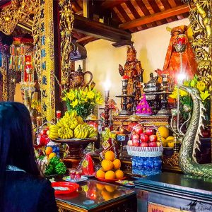 West Lake temple in Hanoi