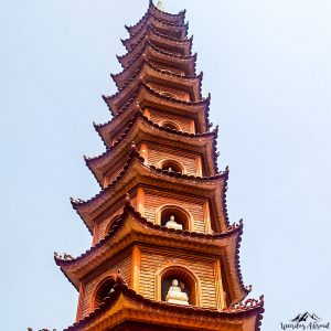 West Lake temple pagoda