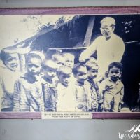 Picture of the children born in the Vinh Moc tunnel