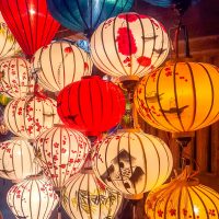 The beautiful silk lanterns of Hoi An