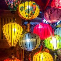 The beautiful silk lanterns of Hoi An