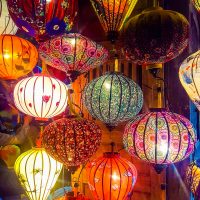 The beautiful silk lanterns of Hoi An