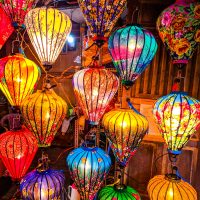 The beautiful silk lanterns of Hoi An