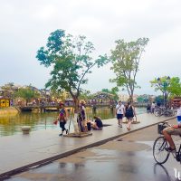 Hoi An - Silviu by the river