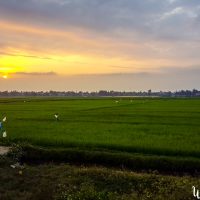 Arriving to Hoi An at sunset...