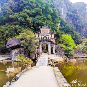 Entrance of the Bich Dong Pagoda