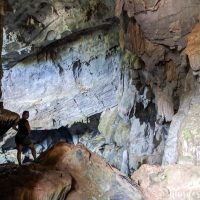 Inside the cave