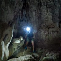 Inside the cave