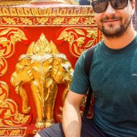 Silviu and a 3-headed elephant!