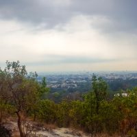 Beautiful view over Chiang Mai... cloudy weather but it is much better for our hike!