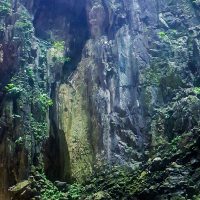 A little vertical panorama! The cave is actually higher than it looks on the picture!