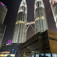 The Petronas Tower by night