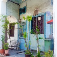 Cute house entrance