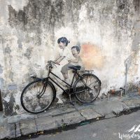 Kids on a bicycle