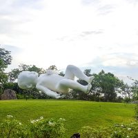 Interesting sculpture at Gardens by the Bay