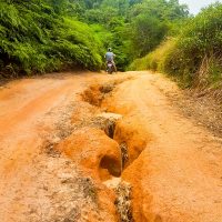 Some little "holes" on the road!