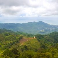 Panorama from the top of Koh Samui