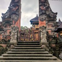 In the streets of Ubud