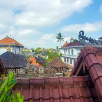 The roofs of Ubud