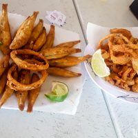 Fried, fried, fried fish and shrimps