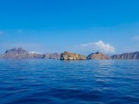 Padar island in front of us, we are going to totally hike it.