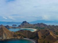 Beautiful landscape on Padar Island, Komodo National Park.