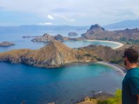 View from the top of Padar Island, Komodo National Park.