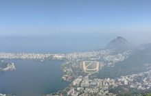 View over Rio de Janeiro with Ipanema beach in the back. This is what awaits you on the top of Corcovado after the hike.
