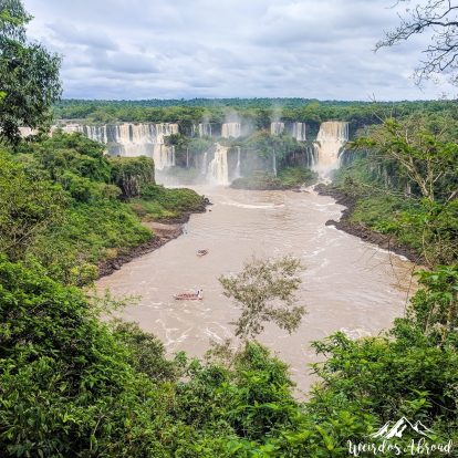 Iguaçu waterfalls on teh Brazilian side
