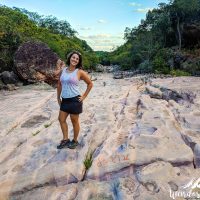 Walking on a riverbed!