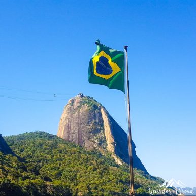 Sugarloaf Mountain is a peak situated in Rio de Janeiro.