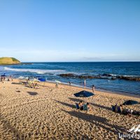 End of the afternoon not so crowded Praia do Farol da Barra