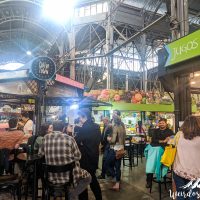 Coffee Town in the middleof Mercado San Telmo